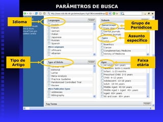 Idioma
Tipo de
Artigo
Grupo de
Periódicos
Faixa
etária
Assunto
específico
PARÂMETROS DE BUSCA
 