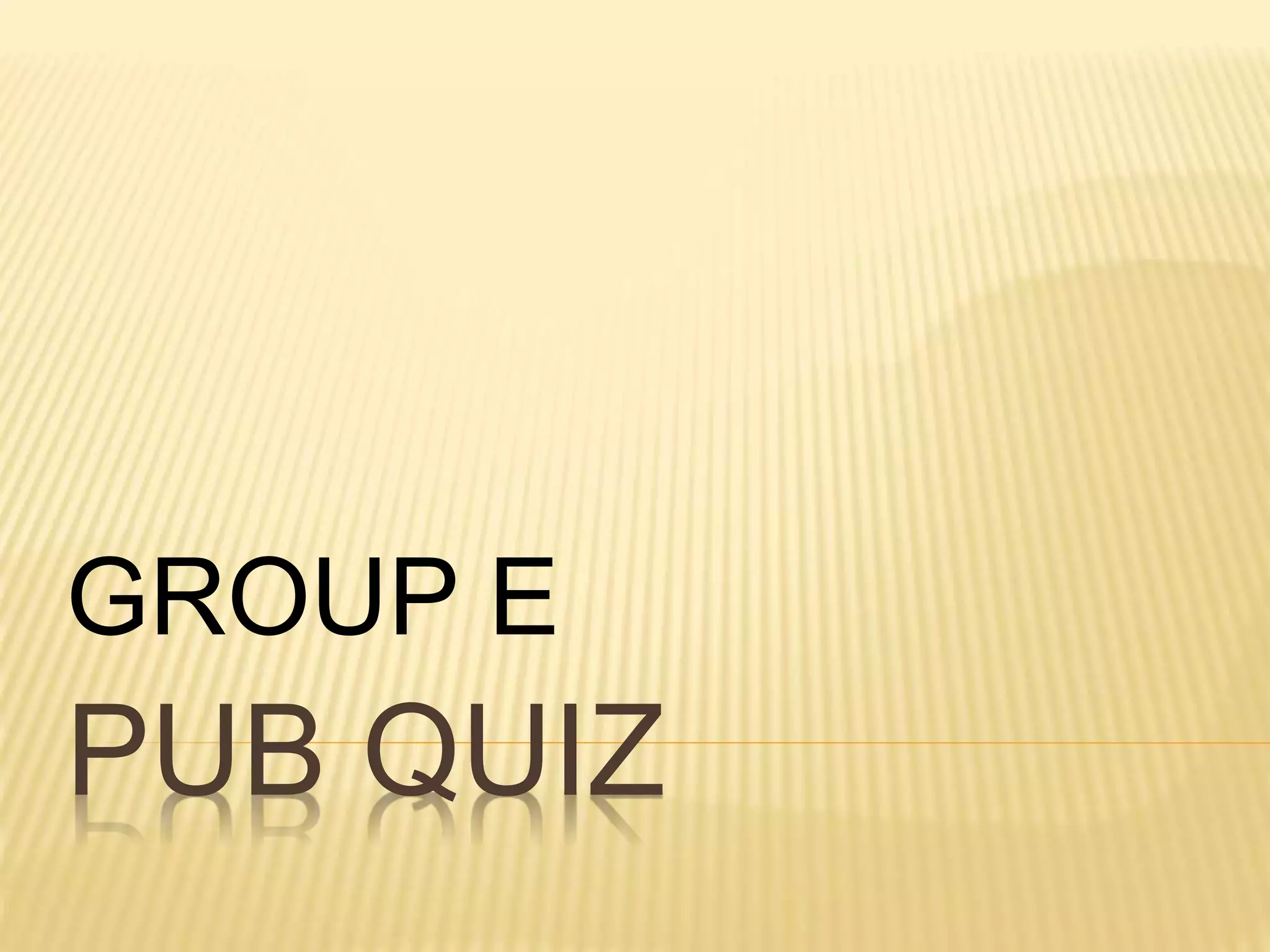 Pub quiz (Riddles and clever questions) | PPTX