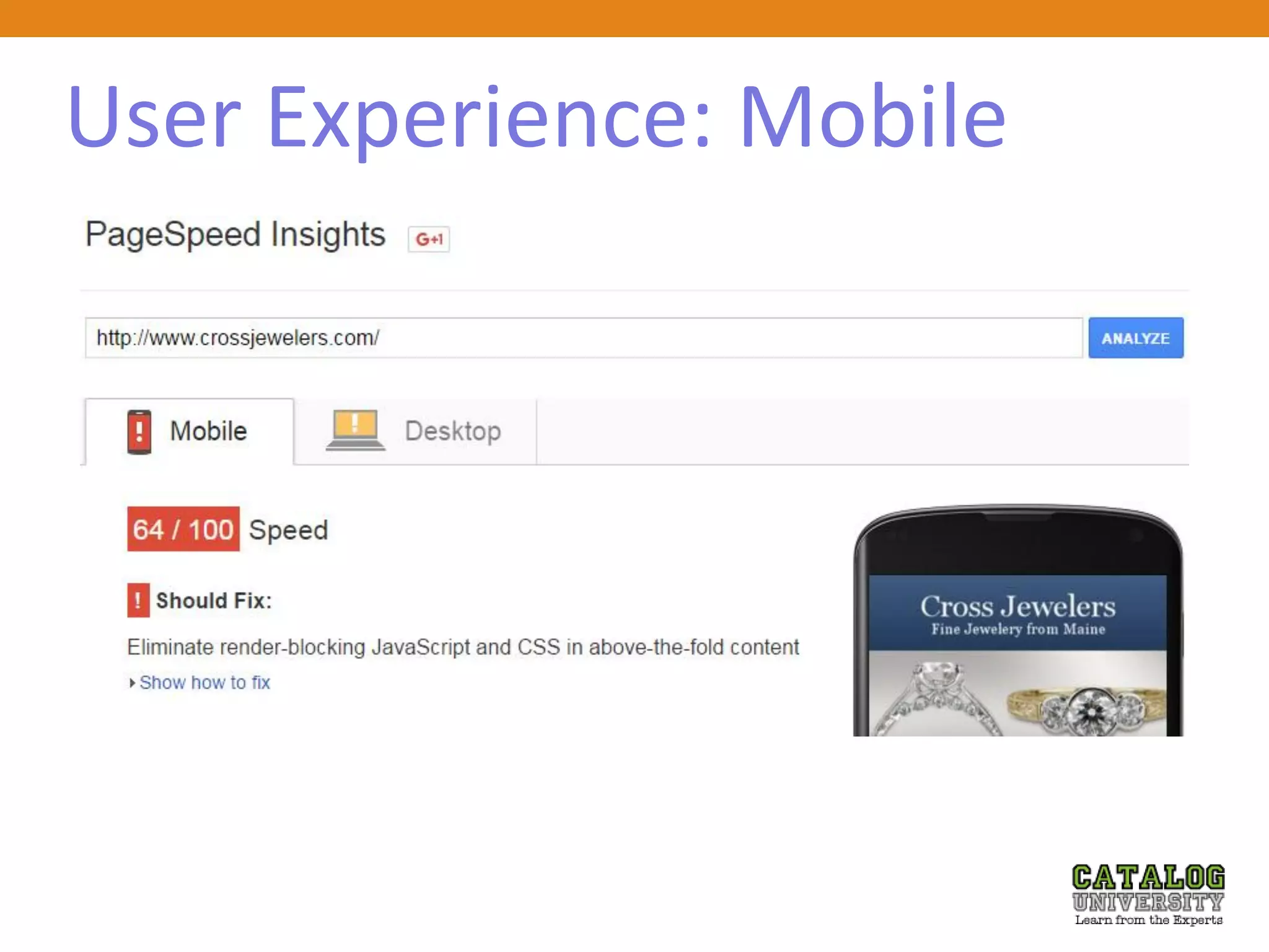 User Experience: Mobile
 x
 