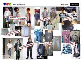 MEIA ESTAÇÃO 2010   MASCULINO   TENDÊNCIAS
 
