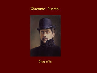 Giacomo  Puccini Biografía 