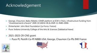 Acknowledgement
 George, Chaumon, Babo-Rebelo: CENIR platform at ICM in Paris; infrastructure funding from
"Investissements d’avenir" ANR-10-IAIHU-06 & ANR-11-INBS-0006
 Dinkerlacker: John Bost Foundation [La Force, France]
 Puce: Indiana University College of the Arts & Sciences [Sabbatical leave]
 2021-2023 CR-CNS grant:
 Puce PI, Pestilli Co-PI NIBIB USA; George, Chaumon Co-PIs INR France
 