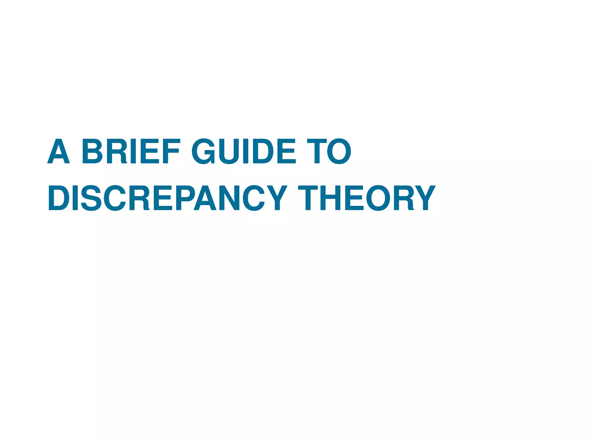 A BRIEF GUIDE TO
DISCREPANCY THEORY
 