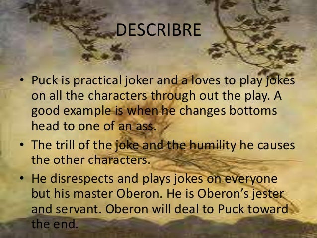 Puck from A Midsummer Night's Dream