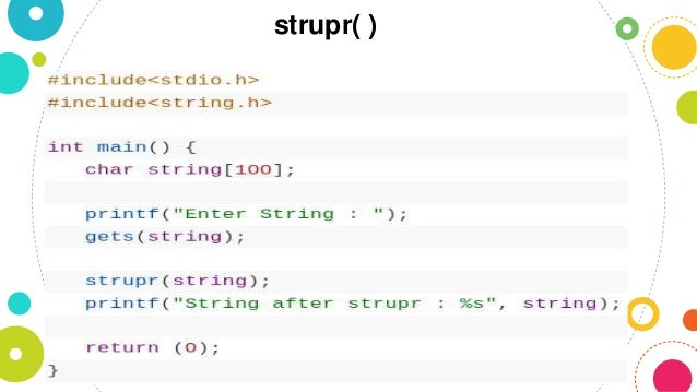 Implementation Of String Functions In C