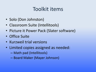 Tech Toolkit CEC