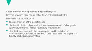 Hyperchlorhydria Peptic ulcer diseases introduction management | PPTX