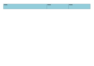 FECHA FECHA FECHA
 