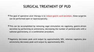 Pud Treatment Algorithm PEPTIC ULCER DISEASE SURGICAL DEPARTMENT.pptx
