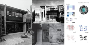 Puebla Ribera 
P R O G R A M 
Second Floor 
Porch 
Kitchen 
Nook 
Living Room 
Closet 
Bathroom 
Bedroom 
Closet 
Living Space 
Roof Terrace 
Patio 
First Floor 
S C A L E 
VICINITY MAP 
0 10’ 
C O M P O S I T I O N P R I V A T E I N D O O R 
P R I V A T E O U T D O O R 
V I E W S 
ORENTATION AND BOUNDARIES 
 