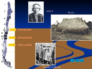 PICUNCHES Lonco  HUILLICHES ARAUCANOS Ruca Familia Huilliche 