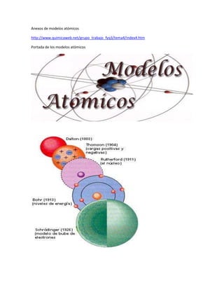 Anexos de modelos atómicos

http://www.quimicaweb.net/grupo_trabajo_fyq3/tema4/index4.htm

Portada de los modelos atómicos
 