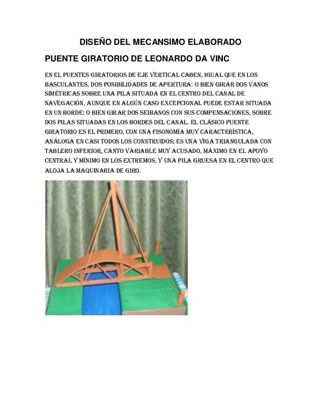 Puente Giratorio De Leonardo Da Vinci Wikipedia