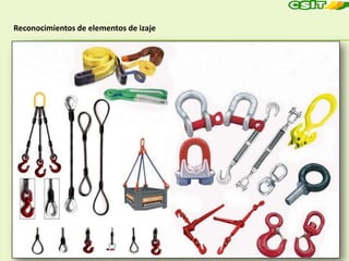Reconocimientos de elementos de izaje
 