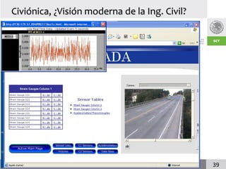 Civiónica, ¿Visión moderna de la Ing. Civil?




                                               39
 