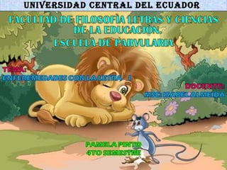UNIVERSIDAD CENTRAL DEL ECUADORUNIVERSIDAD CENTRAL DEL ECUADOR
 