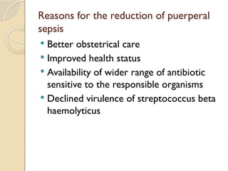 Comprehensive Overview of Puerperal Pyrexia and Puerperal Sepsis ...