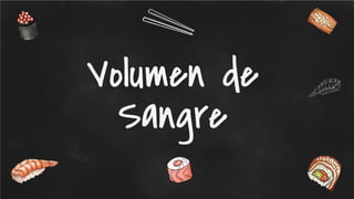 Volumen de
Sangre
 