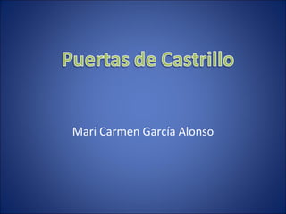Mari Carmen García Alonso 