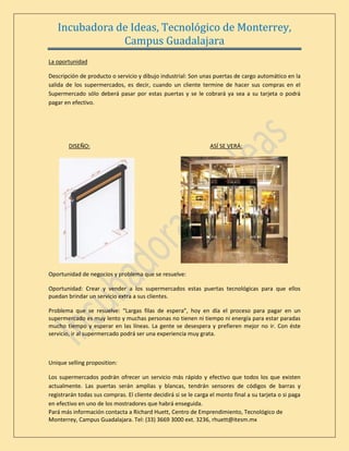 Puertas De Supermercado De Cargo Automatico