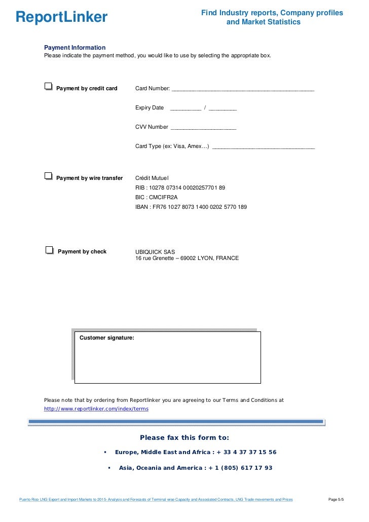 Puerto Rico LNG Export and Import Markets to 2015 Analysis and