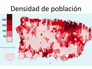 Densidad de población
 