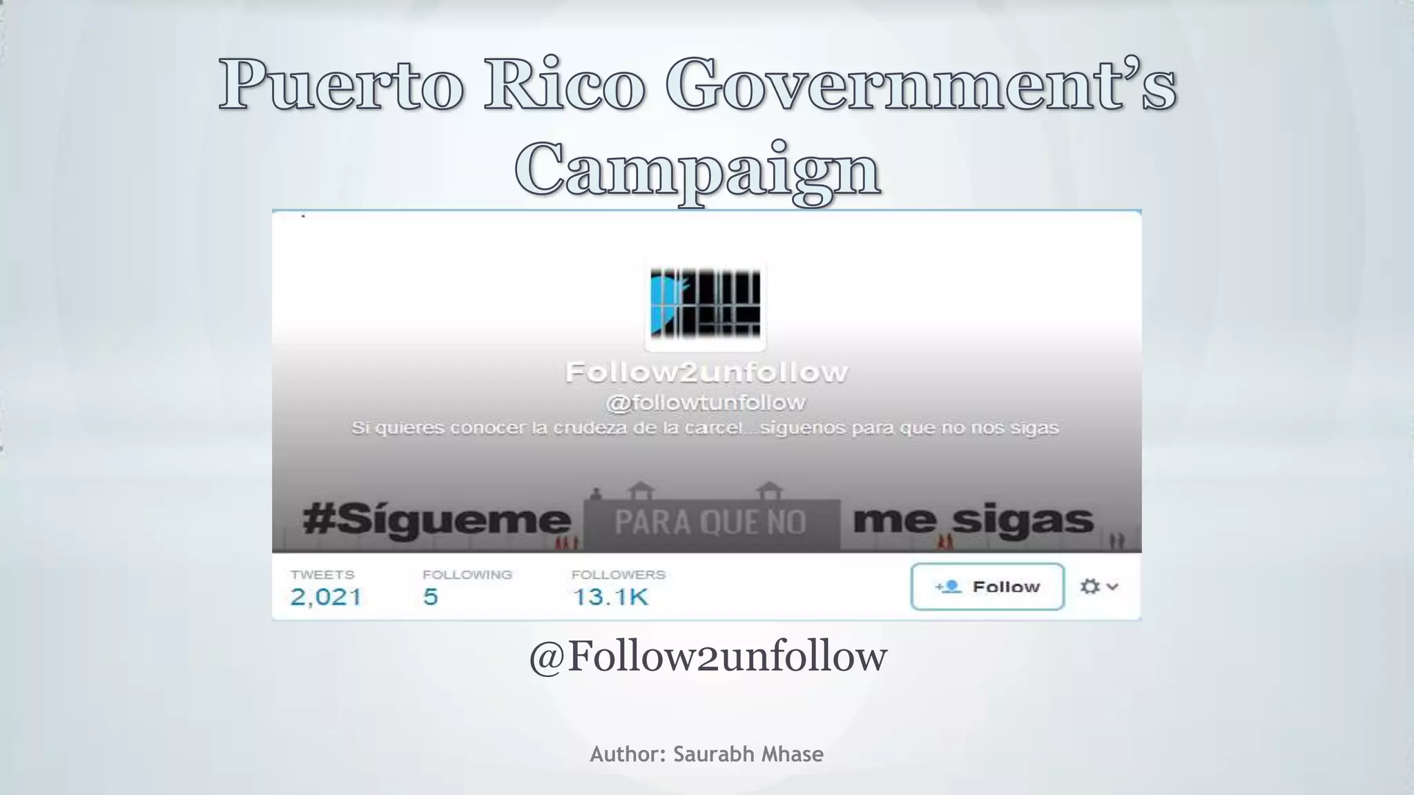 @Follow2unfollow
Author: Saurabh Mhase
 