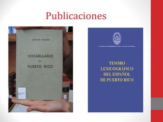 Publicaciones 
