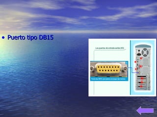 Puerto tipo DB15 