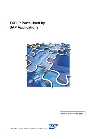 TCP/IP Ports Used by
SAP Applications




                       Date of issue: 05.10.2006
 