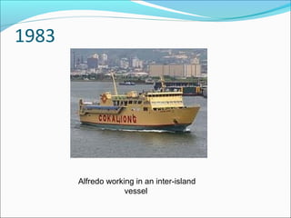 1983
Alfredo working in an inter-island
vessel
 