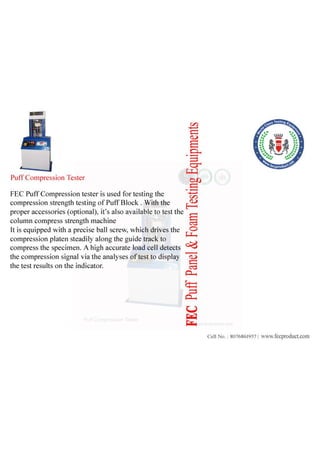 Puff Compression Tester