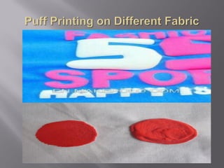Puff printing | PDF