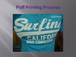 Puff printing | PDF