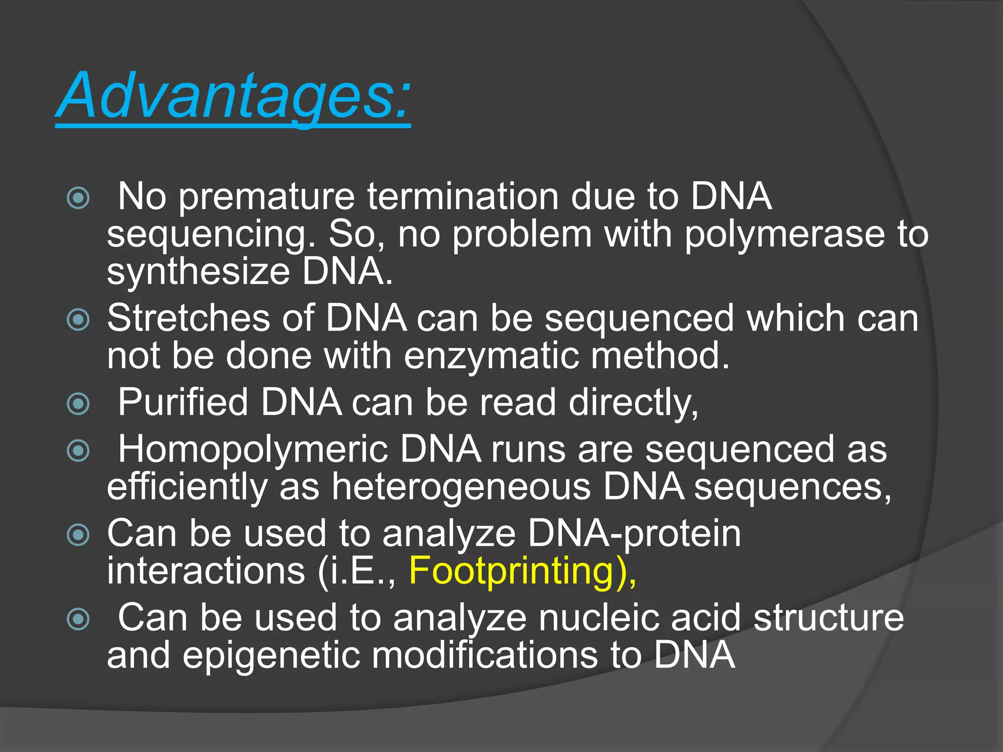 DNA sequencing - Maxam gilbert method | PPTX