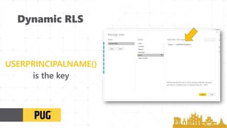 Power BI - Dynamic role level security | PDF