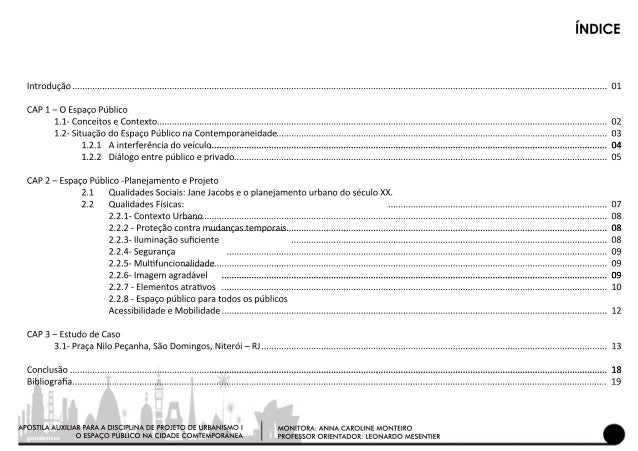 O Espaco Publico Na Cidade Contemporanea