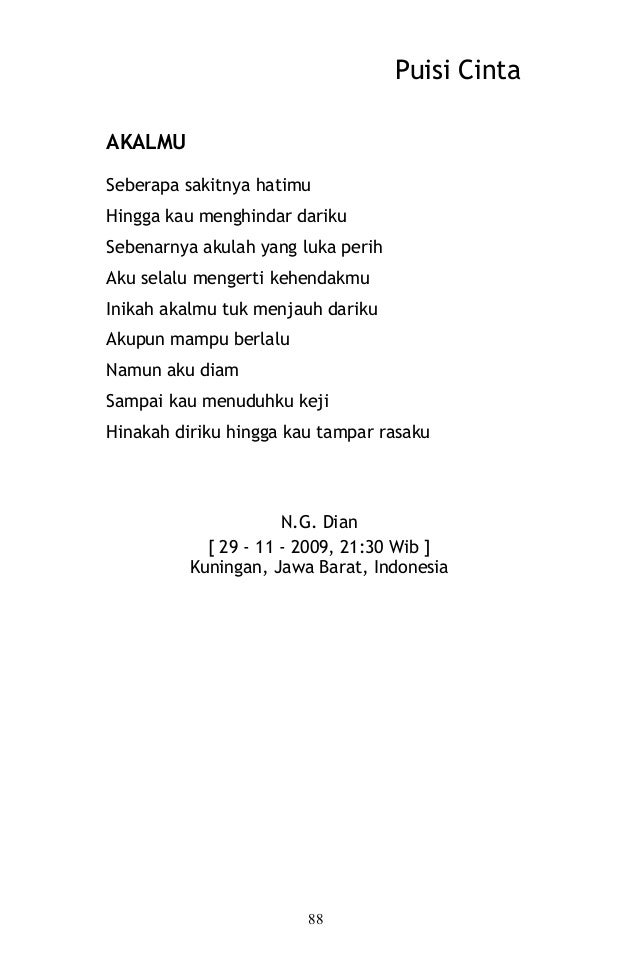 Puisi cinta Puisi cinta