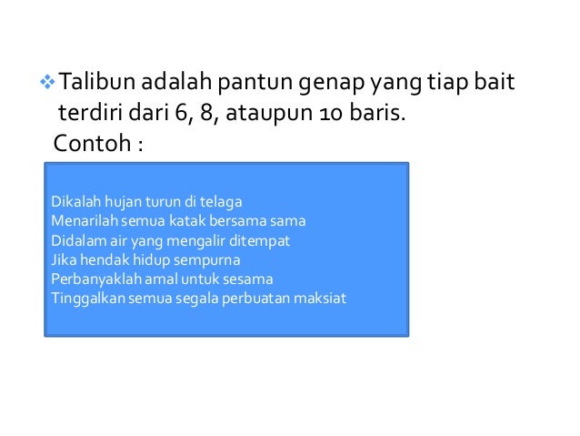 Puisi Bahasa Indonesia