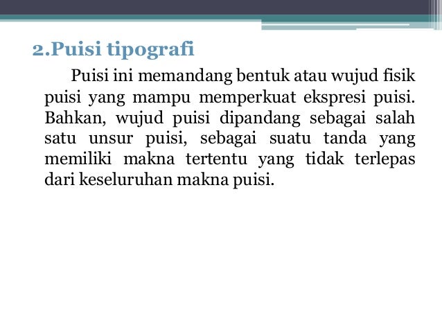Puisi kontemporer
