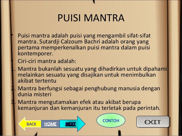 Puisi Kontemporer Bhs Indo 1