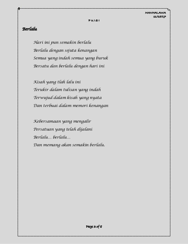 Dapatkan Gambar Puisi Contoh Puisi By Firman Jaya Halawa Terupdate by Cikimm