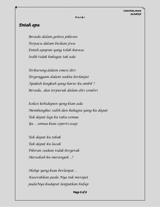 Unduh Gratis Gambar Puisi Contoh Puisi By Firman Jaya Halawa Terupdate oleh Cikimm.com