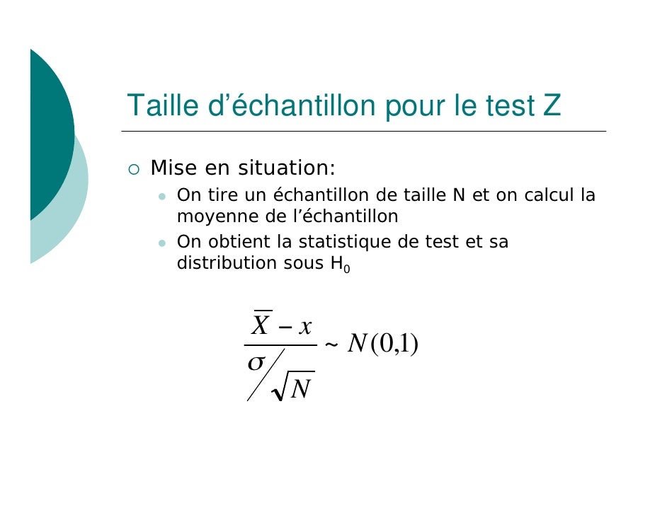 Puissance Et Taille D'échantillon