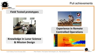 Pulispace Puli space snooping_for_water_iloa_gfe_2020 tibor pacher | PPT
