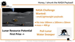 Pulispace Puli space snooping_for_water_iloa_gfe_2020 tibor pacher | PDF