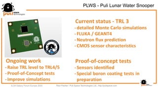 Pulispace Puli space snooping_for_water_iloa_gfe_2020 tibor pacher | PPT