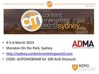 Best Practices in Content Marketing - Australia