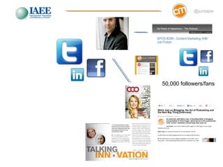 @juntajoe




50,000 followers/fans
 