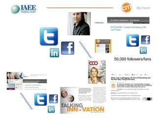 @juntajoe




50,000 followers/fans
 